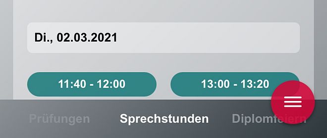 App Sprechstundentool