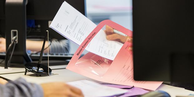 Anmeldung Master-Examen