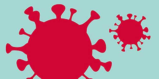 Icon Coronavirus rot